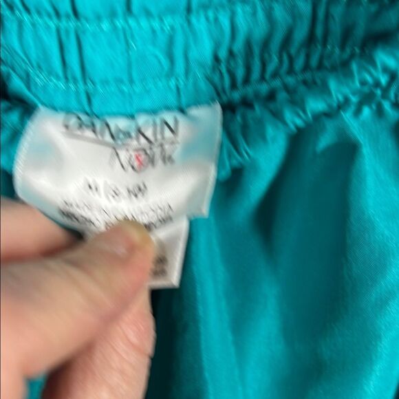 Danskin Now Teal and White Athletic Shorts - Picture 5 of 5